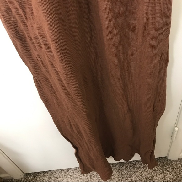 3/$15 Prettylittlething brown thermal spaghetti strap maxi dress  20 - Picture 9 of 11